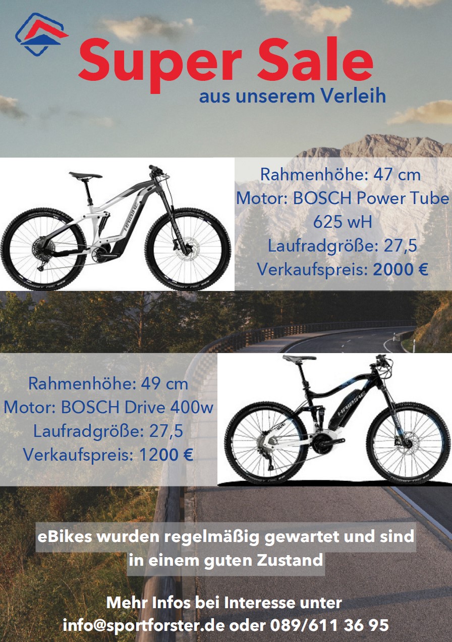 Sale eMTB Verkauf eMTB